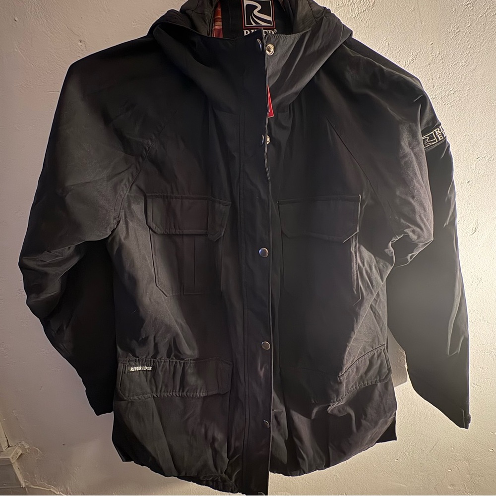River Edge by ZeroXposur Men’s Jacket – XL – Hooded Plaid Lined Outdoor Coat